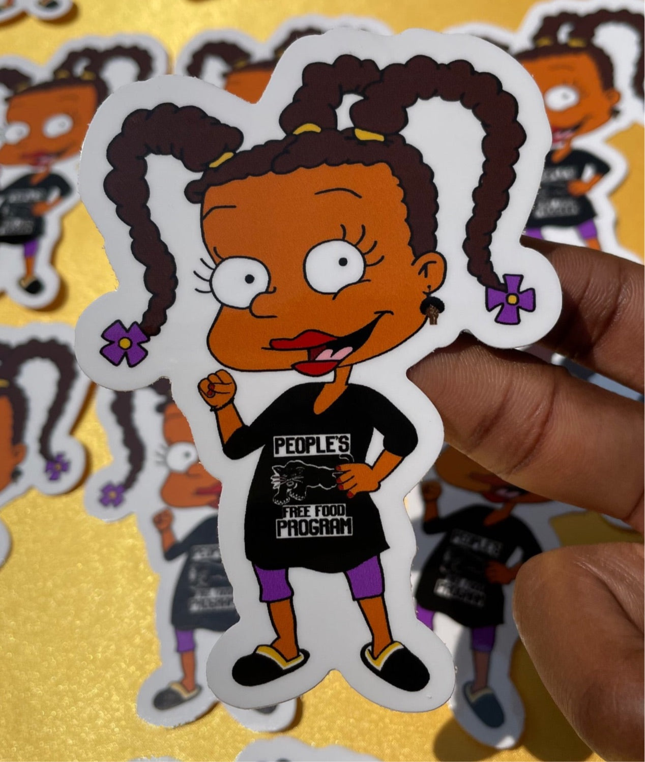 Black Panther Susie Sticker – Jammin for Justice