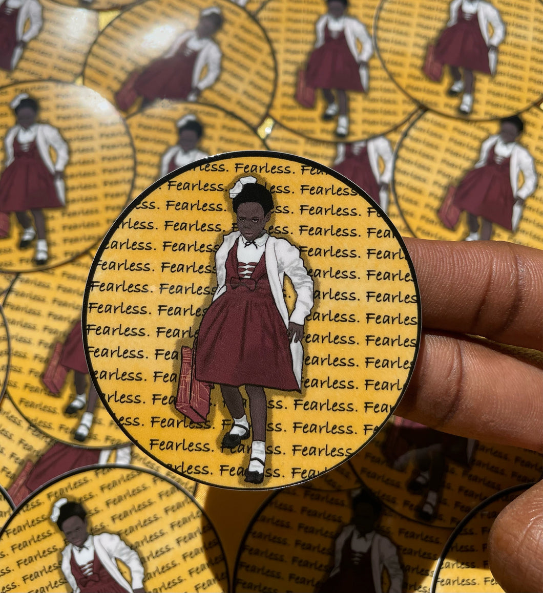 Ruby Bridges Fearless Sticker
